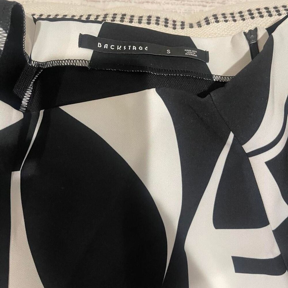 Backstage black and white midi skirt Size S - Picture 3 of 5